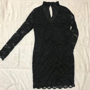 Black Lace Charlotte Russe Dress